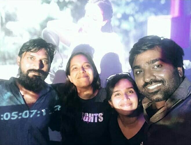 update_msvs's tweet photo. All about today's anna in #kerala 😍 @19_1_a #Dupping on process #Mollywood @VijaySethuOffl
.
#malayalamflim #selfie #kerala #Vijaysethupathi #MakkalSelvan #keralagram https://t.co/wZ7k0NXtuH