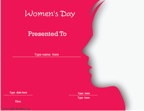 CertificateSt's tweet photo. This award is ideal for participants who attended an event or supports initiatives to help women. https://t.co/XNXKXENmJY #InternationalWomensDay #WomensDay https://t.co/rn9vrhrU2u