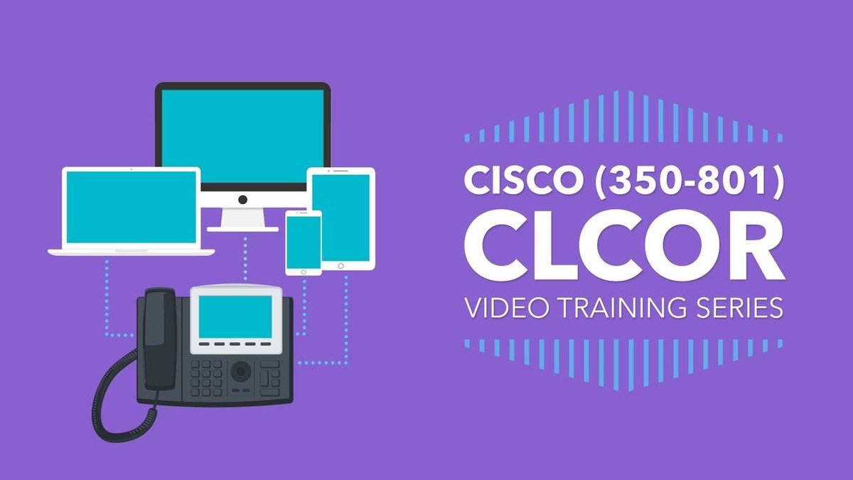 kwallaceccie's tweet photo. Thank you so much to everyone who was able to attend our free webinar yesterday. If you missed the special webinar deals, you can still enjoy 25% off our newly completed CLCOR (350-801) Video Training Series!
https://t.co/MDXp76L7o3
#cisco #ccna #ccnp #ccie #clcor https://t.co/EB6apnyObL