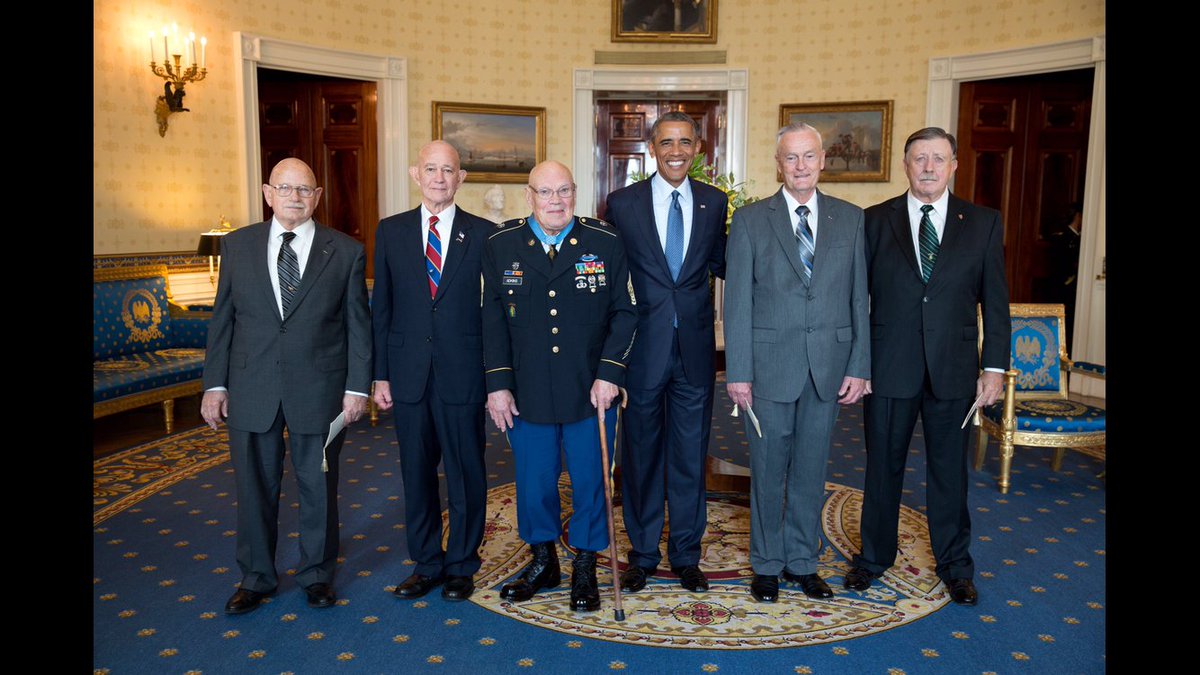 September 15, 2014

Sgt. Major Bennie G. Adkins receives the Medal of Honor for his actions in the A Shau Valley from March 9, 1966 to March 12, 1966.