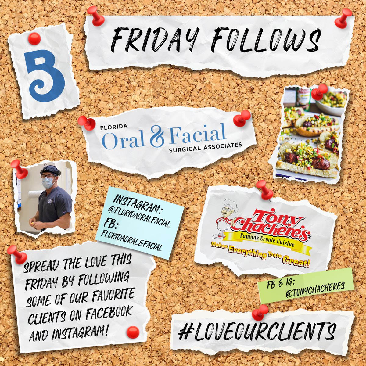 Happy Follow Friday! This Friday get to know a little more about our clients by giving them a follow on FB and Instagram. #loveourclients #followfriday
