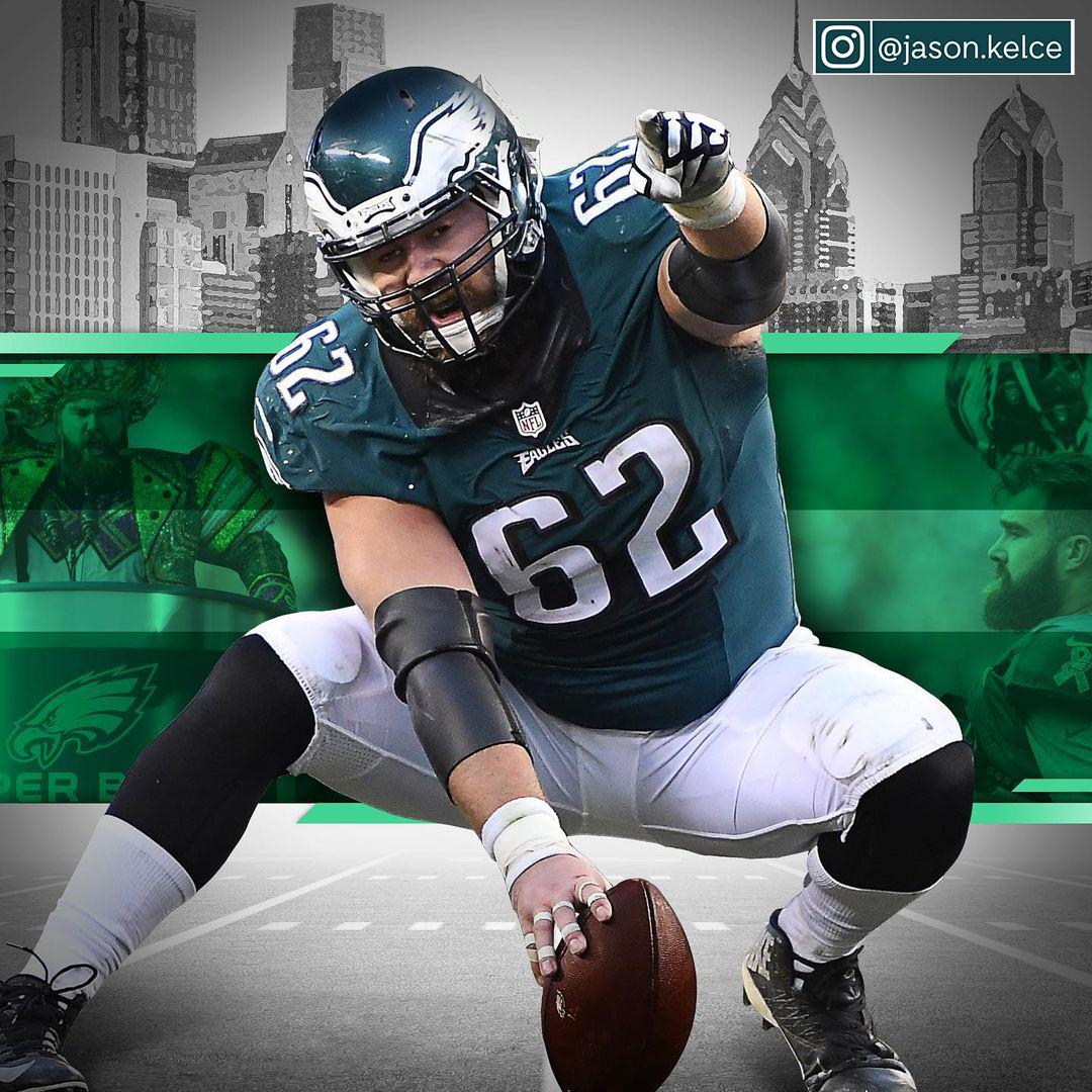 Jason Kelce Batman Under The Moon Philadelphia Eagles Svg