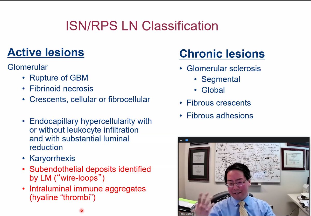 Listening now!! <a href="/ChangUCanSpare/">Anthony Chang, MD (張賀文)</a> on lupus nephritis... also loving the white board with residua of impromptu lectures &amp; <a href="/MIT/">Massachusetts Institute of Technology (MIT)</a> diploma! #renalpath