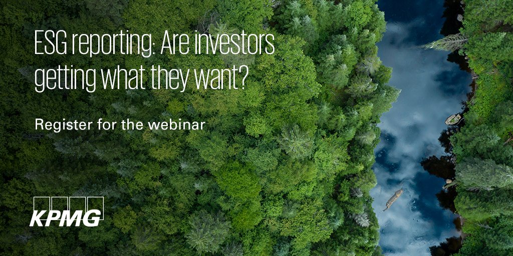 kpmguk's tweet photo. How are companies responding to investors’ calls for meaningful disclosures on #climate and other important #ESG themes in 2021? Join the webinar on 10 March to find out: https://t.co/afueDlkjUb https://t.co/OzePeONPtw