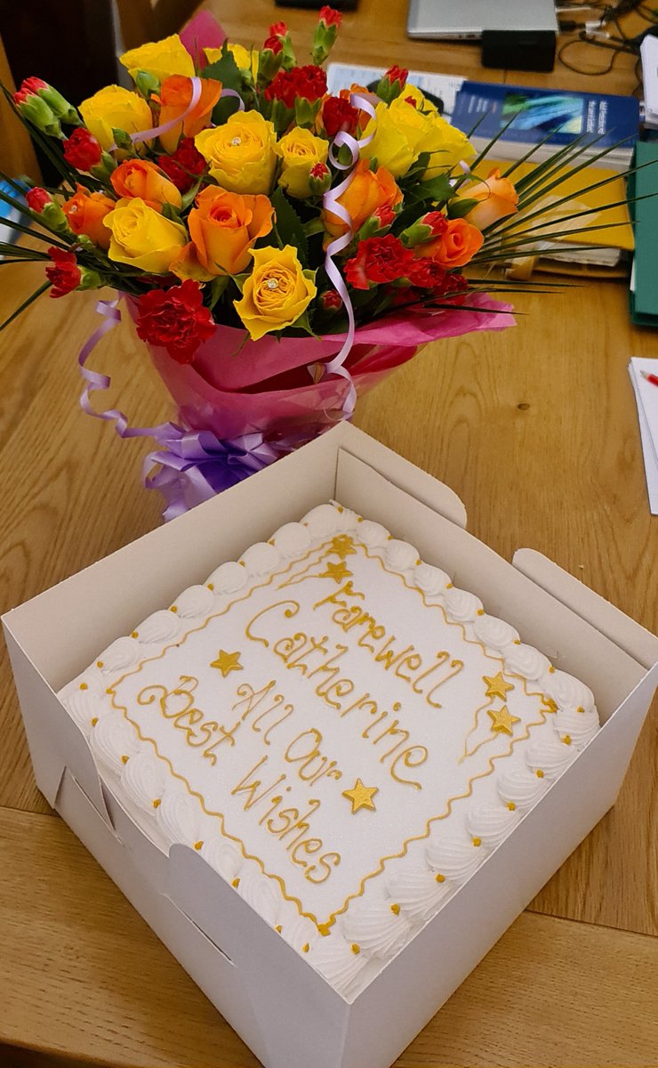 nhsaaa_cpht's tweet photo. Our team said farewell to CPA Catherine Robertson last week.  We would like to thank her very much for sharing her timeless humour and knowledge with us all.  We are going to miss you!  Lucky for us, we still get to work with you and your team @NHSaaa Safeguarding Midwifery Team https://t.co/RH8wIWt8de