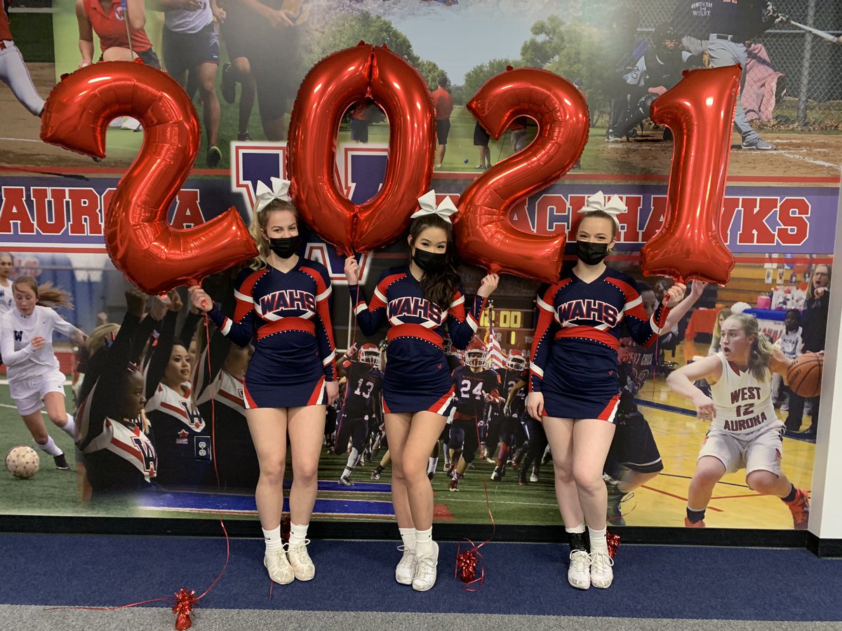 WAHScheer's tweet photo. What an amazing time honoring these seniors, showcasing routines for parents, and recording our submission for sectionals. These seniors have persisted through the wildest year ever and the program is immeasurably better because of them. Thank you ladies, we love you! #totheteam https://t.co/OS4mRBrRlQ