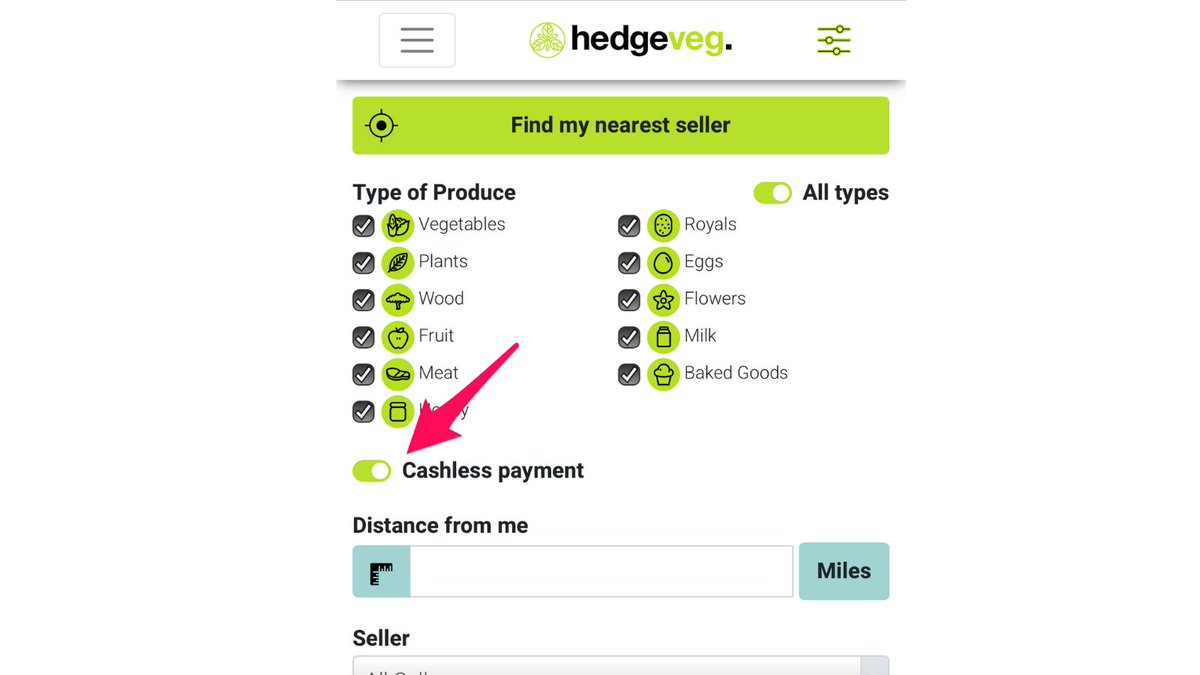 NexusTechJSY's tweet photo. Latest update to https://t.co/pPsWUJzxvp this week. You can now find hedge veg🥔🥕🥦 near you that take cashless payments https://t.co/vzYtQwIWH7