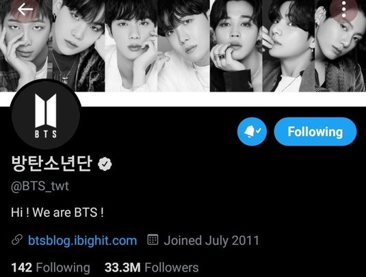 gogoarmys_'s tweet image. 🚨URGENTE: BTS EDITA A BIO DO TWITTER E DEIXA ARMYS CHOCADOS COM A MUDANÇA! CONSEGUE DISTINGUIR? 
@BTS_twt