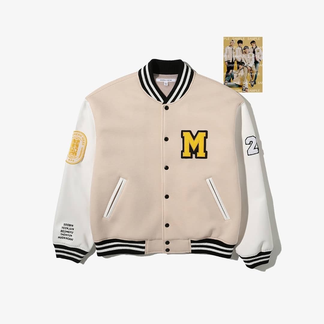 大決算売り尽くし TXT MOA CAMPUS VARSITY JACKETとID card - www ...