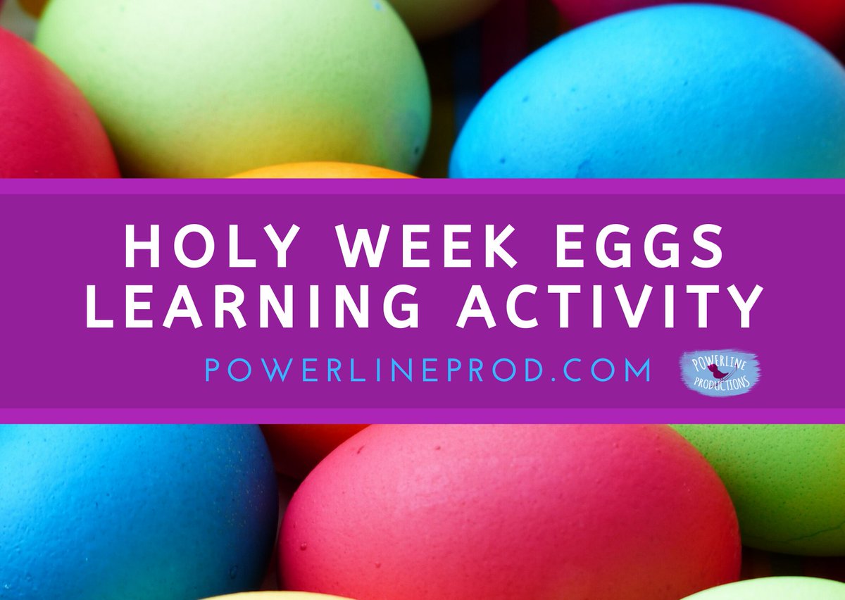 jshomeschoolin's tweet photo. Holy Week Eggs: A brightly colored egg carton held 12 plastic eggs and each egg had something inside. These things were symbols of Easter to help the children remember the last week of Jesus’ life. #HolyWeekLearning #ResurrectionEggs #CelebrateEaster https://t.co/zwj0kAwkl2 https://t.co/y2z2v6KYW4