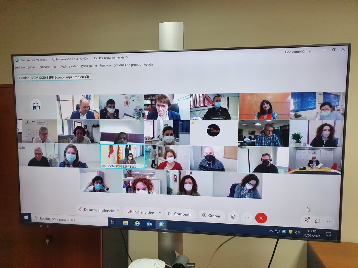 pfrancoCLM's tweet photo. 👋🖥Hemos dado la bienvenida a @EconomiaCLM a las primeras 32 personas que se incorporan al servicio de orientación, en nuestras Oficinas @EmpleaCLM, delegaciones provinciales y Consejería para reforzar nuestro servicio público de empleo.
¡Gracias por vuestro compromiso!
#CLM https://t.co/EBocTwmQYj
