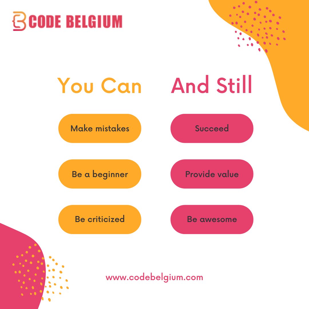 CodeBelgium's tweet image. You have the power to change your life so never underestimate yourself.

Join The Remote Software Engineering Program.

Visit: codebelgium.com

#programmimg #programminglife #fullstackdeveloper #coderlife #webdeveloper #coder #softwareengineer #frontenddev

#codebelgium