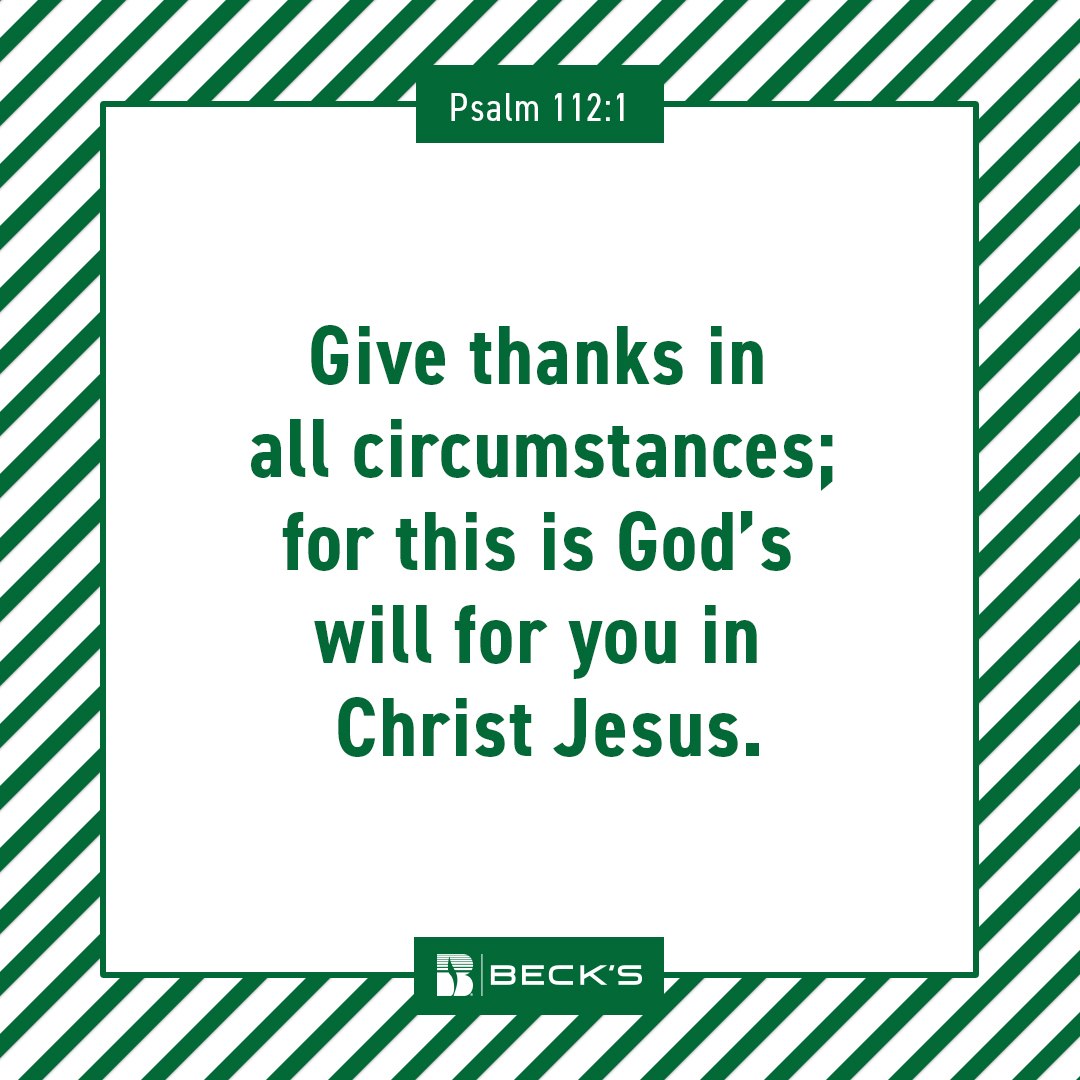 WeAreBecks's tweet photo. ⛪ #FaithFridays 🙏

It isn’t easy to give thanks for everything we have or that comes upon us, but God can and will use it for His glory. He has the power and the authority to do so!

#WeAreBecks #FarmersAtHeart https://t.co/misk3rU4Hq