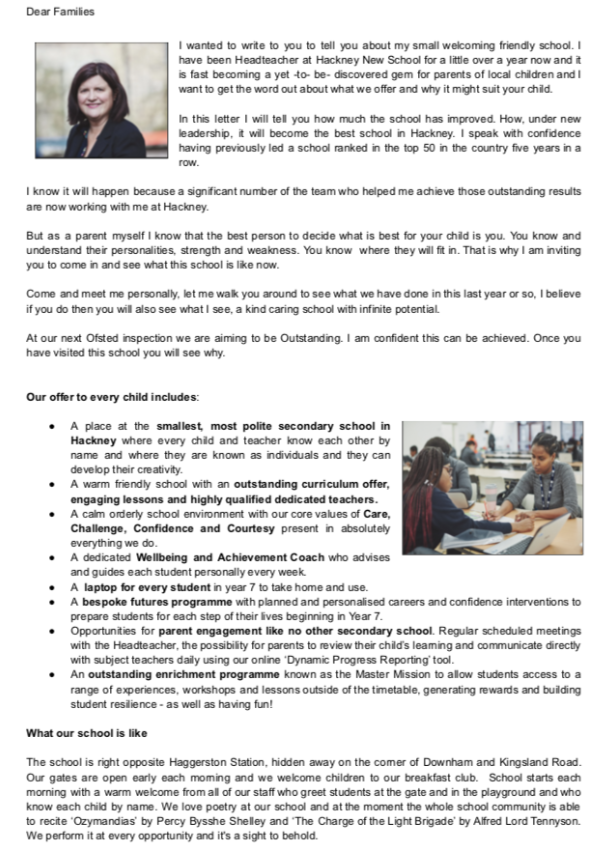 WatersideAcad's tweet photo. "At HNS we want students to be confident well-rounded individuals who are able to express themselves clearly in every situation when they leave us" - here is our Headteacher's letter to families https://t.co/nRwtUbbqvE
