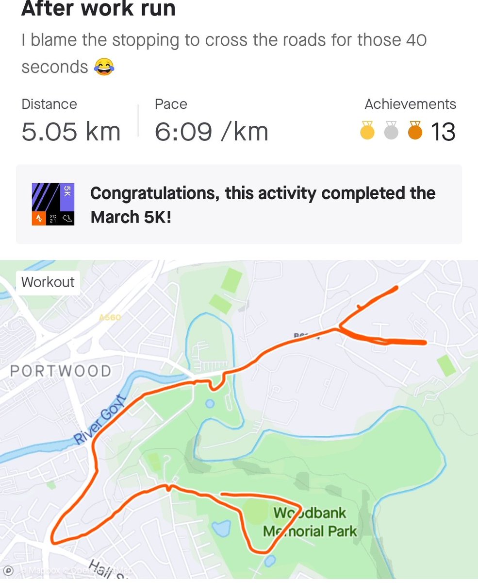MissMohsin86's tweet photo. Day #5 #MakeTimeForMe on my drive home decided I would go for a run. If you know me, you know I have love/hate relationship with #running but decided I would just go after work. More doing, less thinking ๐ช๐ผ๐๐ฝ just look at the medals ๐ฅฐโบ๏ธ๐
@MakingTimeForM1 feeling good https://t.co/7Dtlwx6mO4