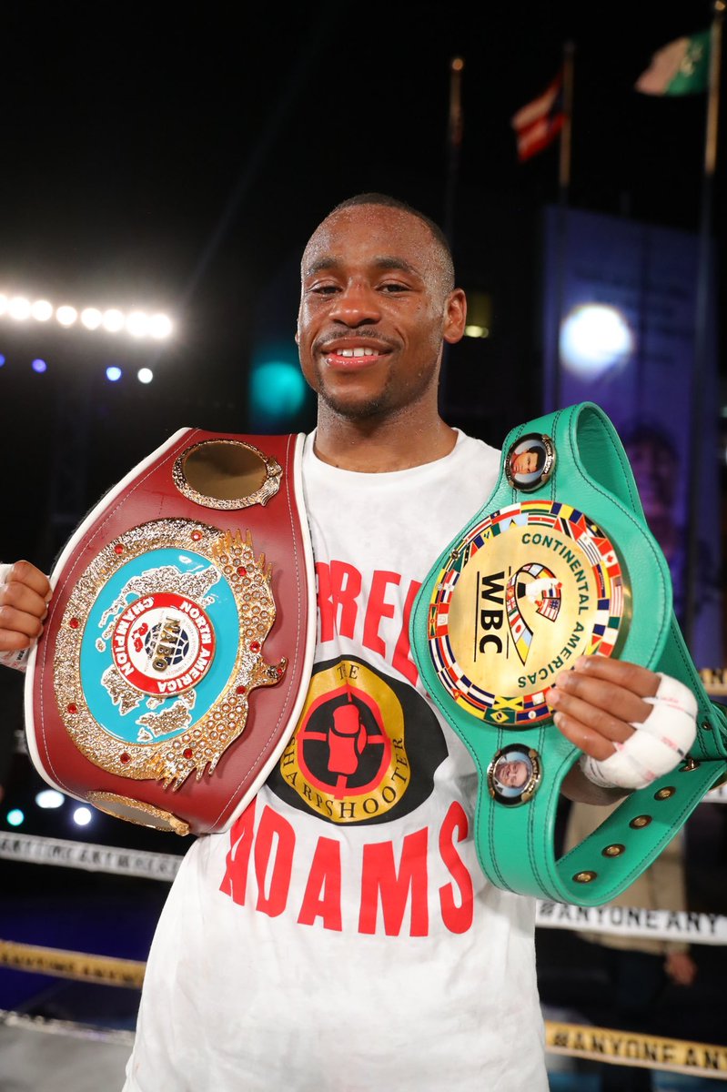American Boxing could use more fighters like Brandon Adams.  He's willing to fight anybody, anytime, anywhere and - with that left hook - is a live dog against any junior middleweight on any given night. 
#boxing #BohachukAdams #monteroonboxing
