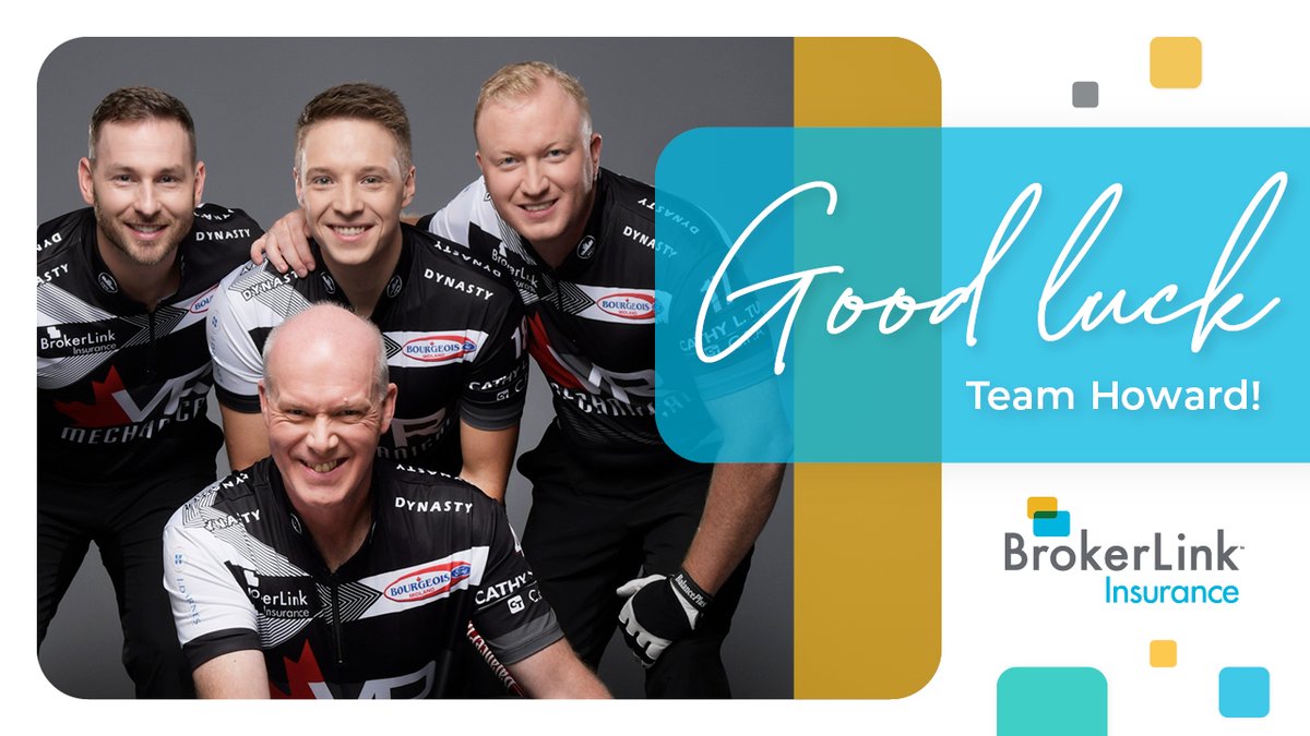 We want to give a huge shout out to @TeamGlennHoward, who will be competing in the 2021 Tim Hortons Brier. The tournament begins on March 5th until March 14th. BrokerLink is proud to sponsor Team Howard, and to support @CurlingCanada. We’ll be cheering for you! #BRIER2021