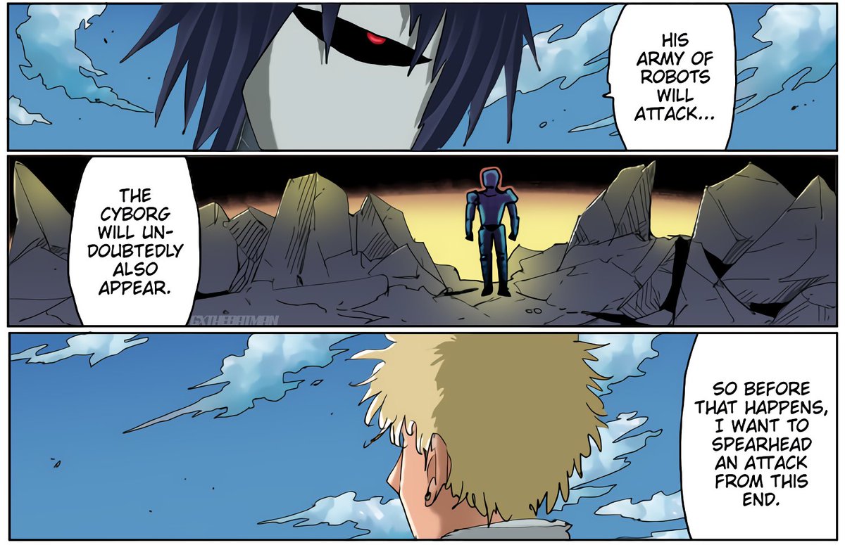 Gxthebatman Drive Knight The Mad Cyborg And Genos Webcomic 139 Onepunchman ワンパンマン Opm