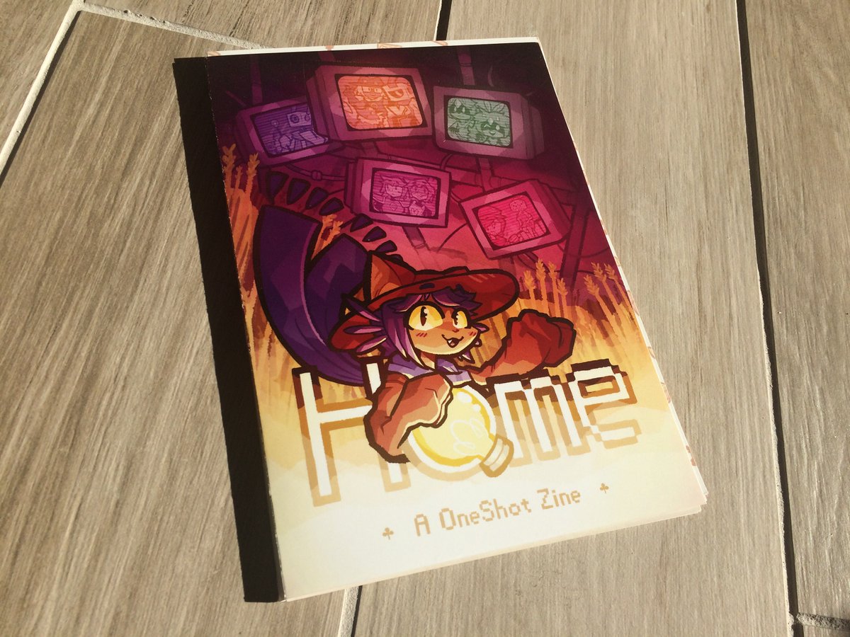 OneshotZine's tweet photo. Here are some snapshots of the hard proof before it was shipped back to the printer! The colors came out amazing!! Thankfully only a couple hiccups were in need of change but otherwise the zine is near ready to print.

#OneShotZine #OneShotGame https://t.co/8xrmGLNMY1