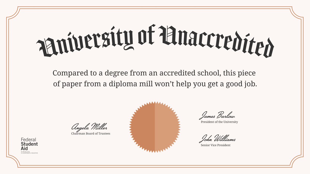 Finalized your college shortlist? Remember to double check each school’s accreditation before applying. bit.ly/3bkHzlG