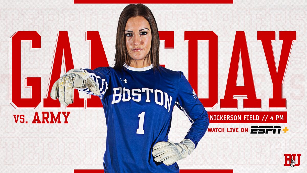 TerrierWSOC's tweet photo. GAME DAY IS BACK!

🆚: Army
⏰: 4 p.m.
📍: Boston, Mass.
⚽️: Nickerson Field
📊: https://t.co/nTkGhd2wU3
💻: https://t.co/Gd0c7440mK

#GoBU https://t.co/W3APfA3045