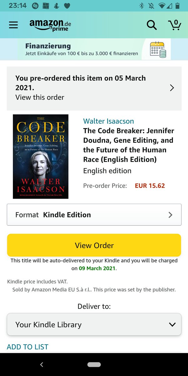 AmyLWhitbread's tweet image. Excited 🥳😁

@WalterIsaacson @doudna_lab #thecodebreaker