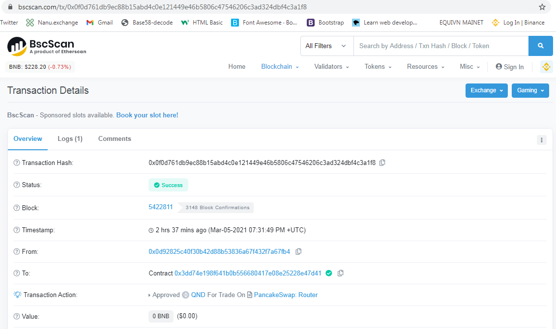 qngnodes's tweet photo. Hi community...
#QnodeDefi has been officially deployed to #BSC
We have only minted the following supply:
625,000 (For community) + 1,875,000 (Private Sales)
CONTRACT
https://t.co/uq47kdAH0d
Approval is granted for QND to Trade On PancakeSwap: Router
https://t.co/CTNhO81mto https://t.co/ynZPMbgm7g