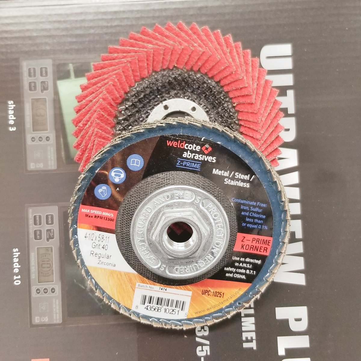 AdvancedGases's tweet photo. New cupped and rounded flap discs made for corners by #WELDCOAT abrasives. https://t.co/Tpf13pBGmi