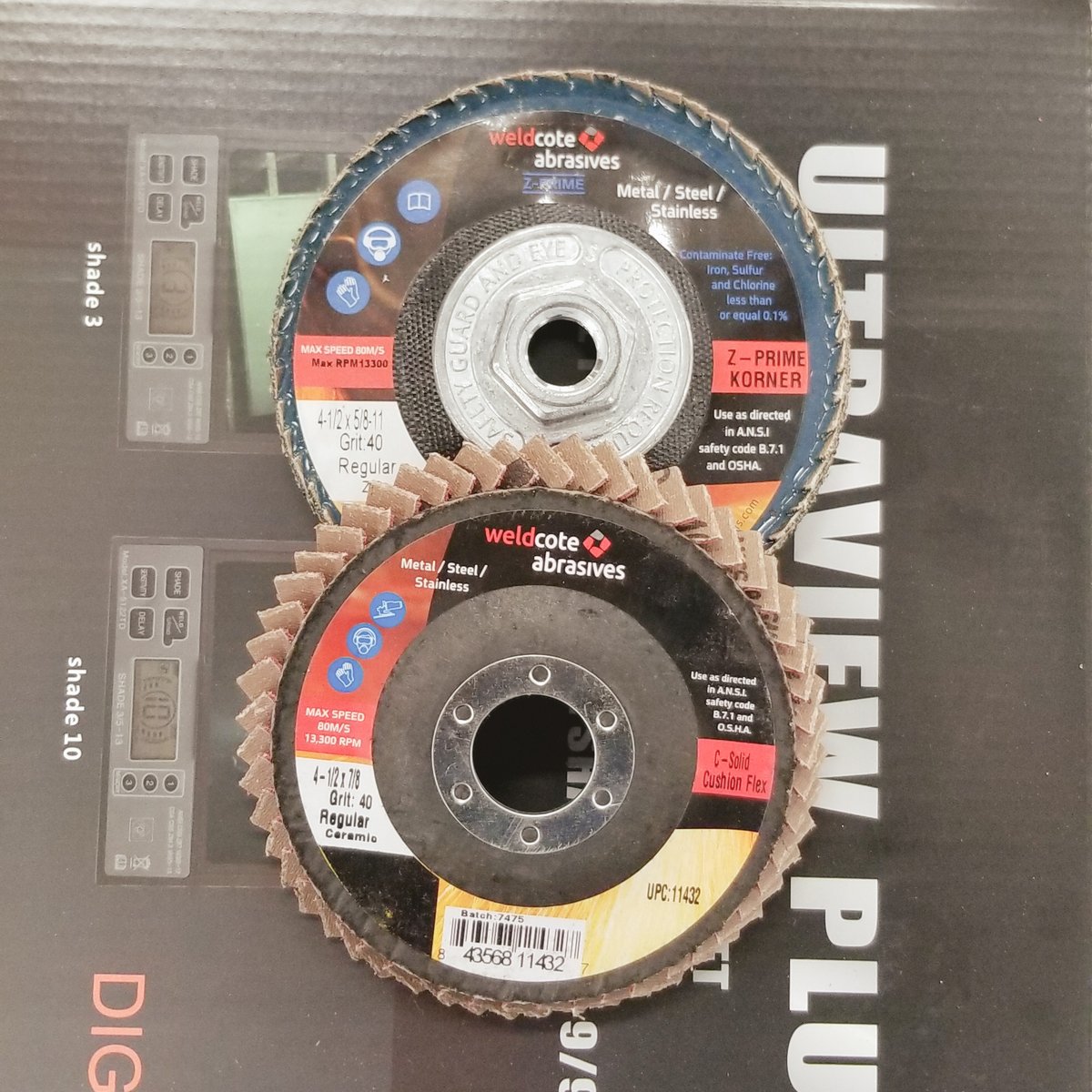 AdvancedGases's tweet photo. New cupped and rounded flap discs made for corners by #WELDCOAT abrasives. https://t.co/Tpf13pBGmi