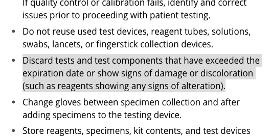 ParentsUnitePHL's tweet photo. "Extending the expiration date"?? The CDC says expired tests should not be used. @PHLschoolboard @PHLCouncil is this acceptable for our children? #PHLed https://t.co/kYkTZh6sII