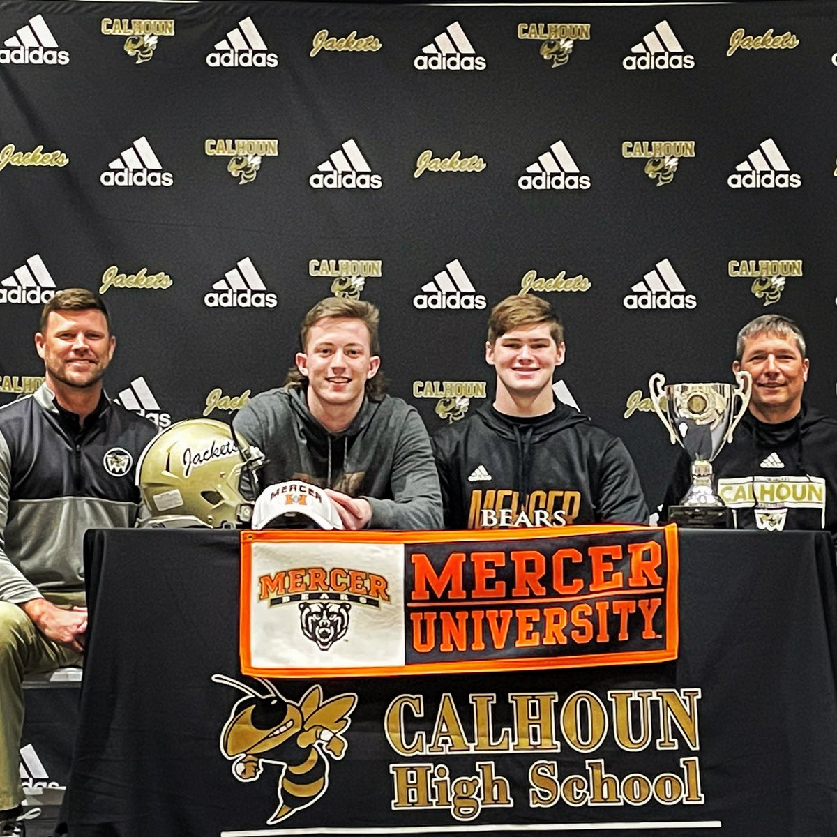 Congrats to our big guy <a href="/Carson_Griffin_/">Carson Griffin</a> on signing to play football at Mercer University.