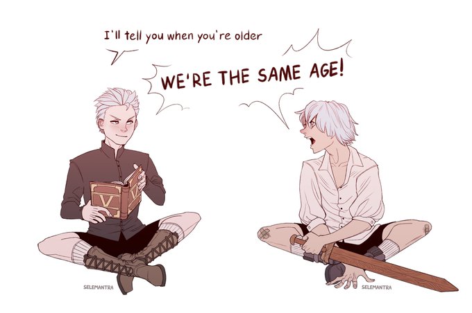 Fighting again, nothing new ?

#DevilMayCry #Dante #Vergil 