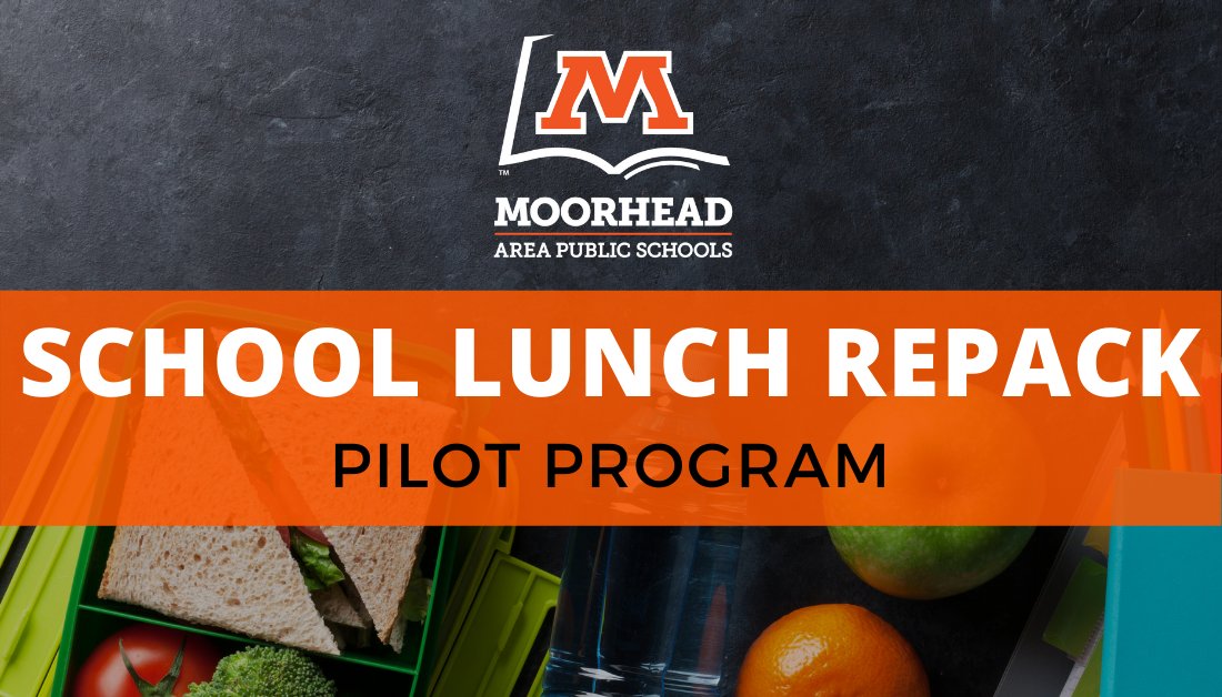 Beginning March 8, Moorhead Area Public Schools is partnering to pilot School Lunch Repack Pilot Program, a one-month program to distribute unserved leftover meals to students experiencing food insecurity in our community. Learn more here: ow.ly/ccdm50DRlUM