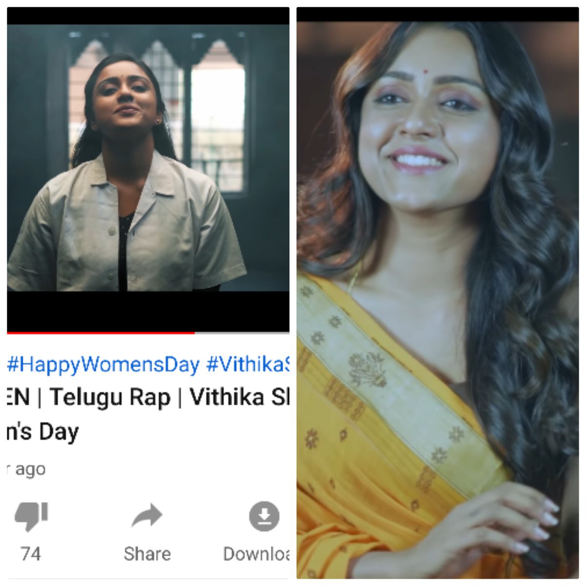 Noelfangirl's tweet photo. #HappyWomensDay #superwomen #vithikasheru #noelsean @IamVithikaSheru @mrnoelsean @LipsikaUday ❤️👌👏🙏❤️❤️ #HappyWomensMonth https://t.co/eON1GKNtId