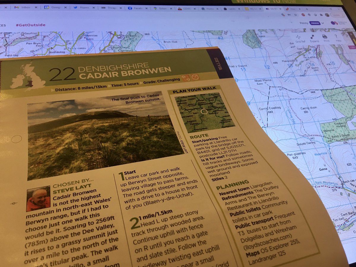 Looks like a lovely route in the latest edition of <a href="/countrywalking/">Country Walking</a>, courtesy of <a href="/steve_layt/">Steve Layt</a> Not long now ......