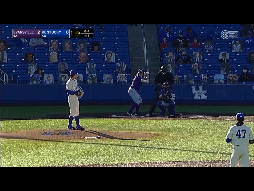 stlprospects's tweet photo. Great to see 2 former @stlprospects square off! @coltyn_kessler behind the dish for @UKBaseball and @MarkShall32 for @UEAthleticsBASE at the plate! #prospectsalumni https://t.co/iBEczqQJjH
