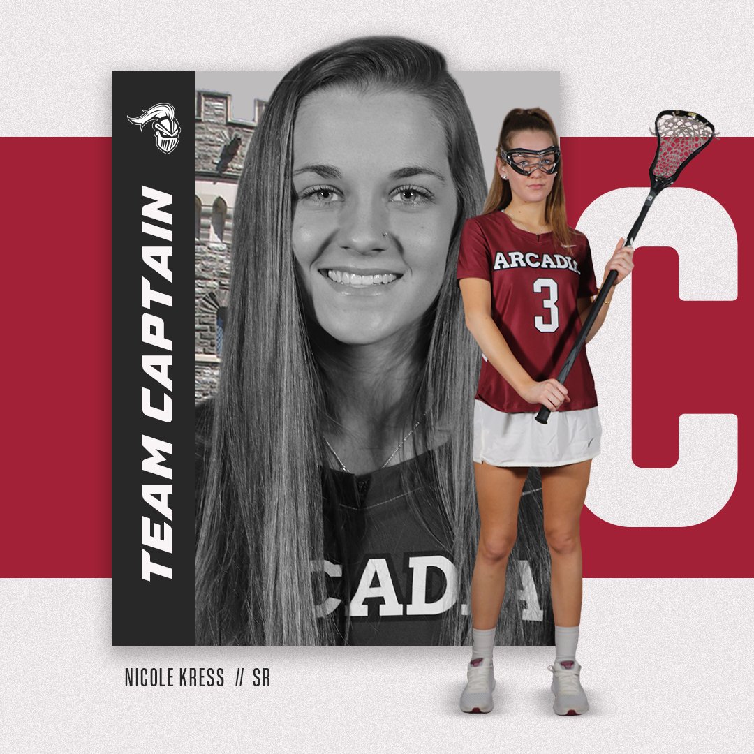 Arcadia_Knights's tweet photo. Alex Arena, Nicole Kress and Mac Ferlow were selected to represent @Arcadia_WLAX as senior captains! #GoKnights https://t.co/iWZ2K6jbv5