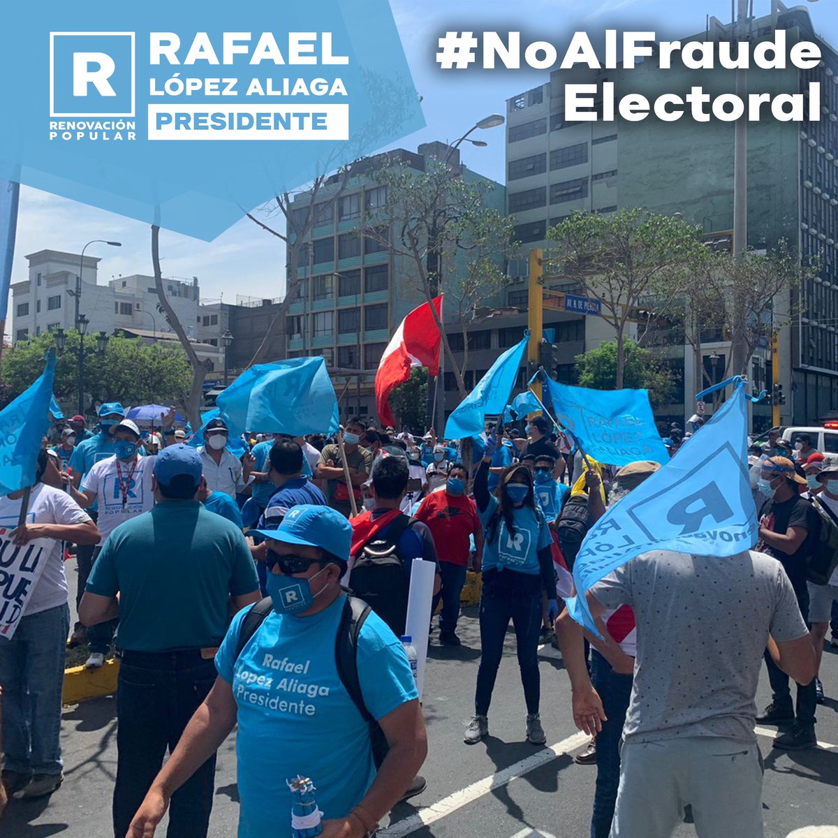 rlopezaliaga1's tweet photo. ¡#ElTsunamiCeleste presente en el JNE!
#𝗡𝗼𝗔𝗟𝗮𝗘𝘅𝗰𝗹𝘂𝘀𝗶𝗼𝗻
#𝗖𝗼𝗻𝗠𝗶𝗩𝗼𝘁𝗼𝗡𝗼𝗧𝗲𝗠𝗲𝘁𝗮𝘀
#SinRafaEsFraude
#JNECorrupto
#𝗡𝗼𝗔𝗹𝗙𝗿𝗮𝘂𝗱𝗲𝗘𝗹𝗲𝗰𝘁𝗼𝗿𝗮𝗹 https://t.co/QkXzLcrrLs