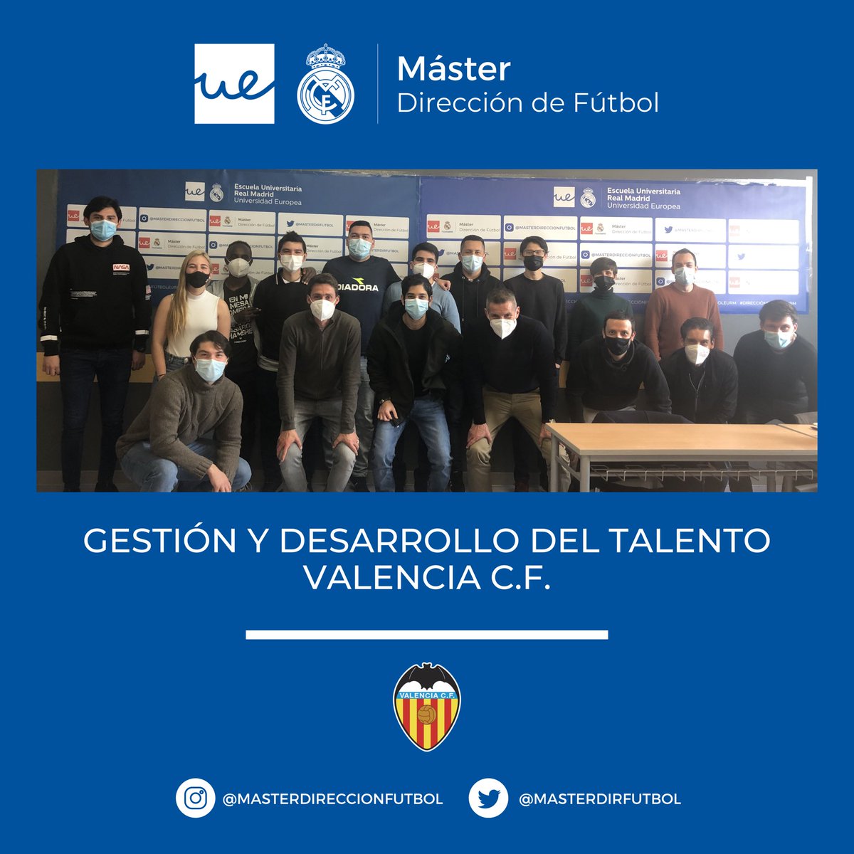 Hoy es un día muy especial para todos en el Máster en Dirección de Fútbol, tenemos con nosotros a  #DavidFuster alumno de la 9ª edición del programa y actual Talent Manager de la <a href="/Academia_VCF/">Academia VCF 🦇</a>. Gracias a <a href="/otero_marco/">Marco Otero</a> y al Valencia CF por la implementación de está figura clave.