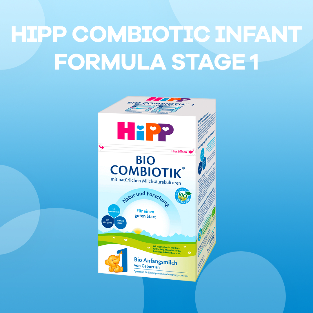 A nutritionally complete, whey based, gentle infant milk. HiPP Combiotic stage 1 brings you the purest, most nutritious infant formula for newborn babies and up. 

#baby #babyfood #organicfood #momlife