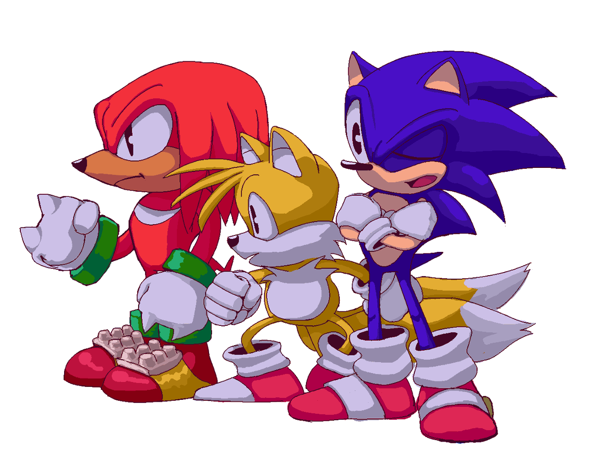 GoggleCannon's tweet photo. 🔵🟡🔴They make me very happy :) #SONIC #SonictheHedgehog #TailstheFox #KnucklestheEchidna https://t.co/7gbTrR9ldd