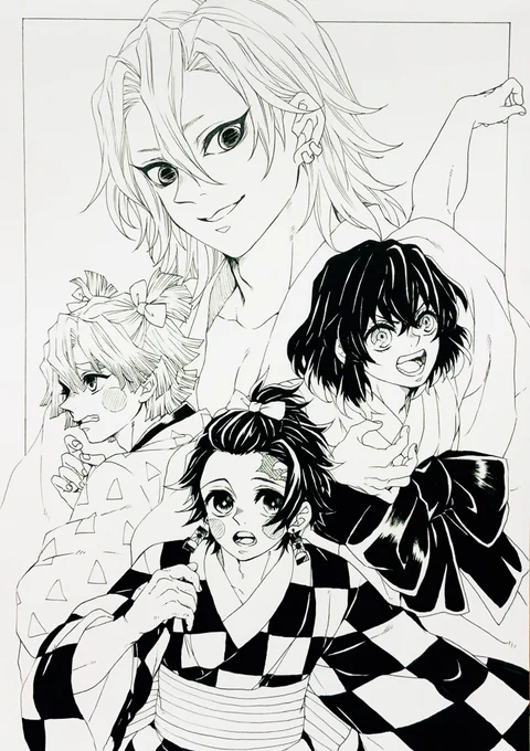 とりあえず線画と雑だけどベタ塗りまでやった! https://t.co/jsjobUK5ga 