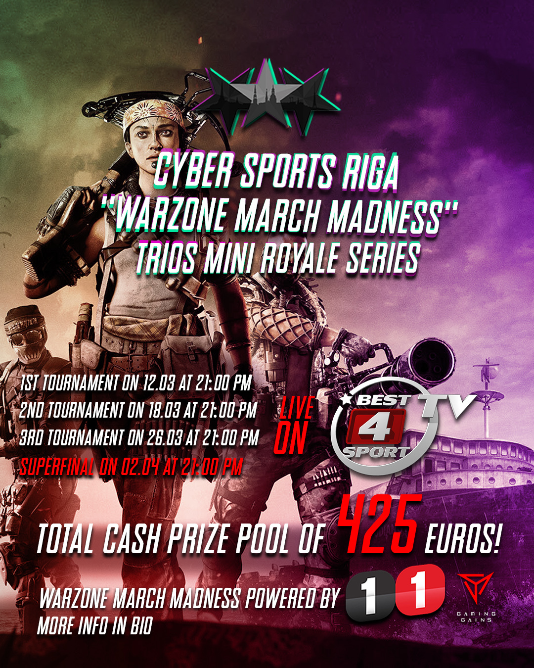 Cyber Sports Riga Rocket League Tournament Registration - Cyber Sports Riga