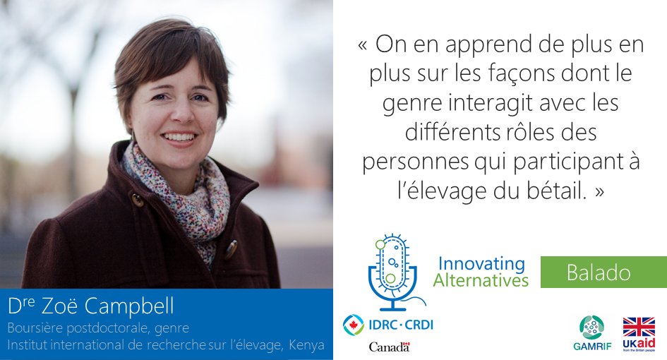 Livestock_IDRC's tweet photo. La recherche qui prend en compte les rôles, responsabilités & besoins des #femmes c'est essentiel pour de #SystèmesAlimentaires plus #durables, #sains & #résilients
Écoutez @Zoe_A_Campbell de @ILRI sur #InnovatingAlternatives (anglais) https://t.co/xvFgaClj1M
#FemmesEnScience https://t.co/J4LLGJTt1N