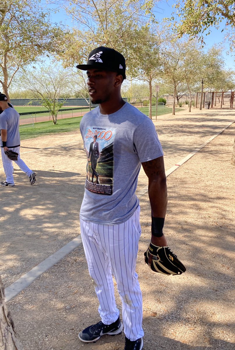 LaMond Pope on X: Tim Anderson wearing a Mr. 3,000 Nick