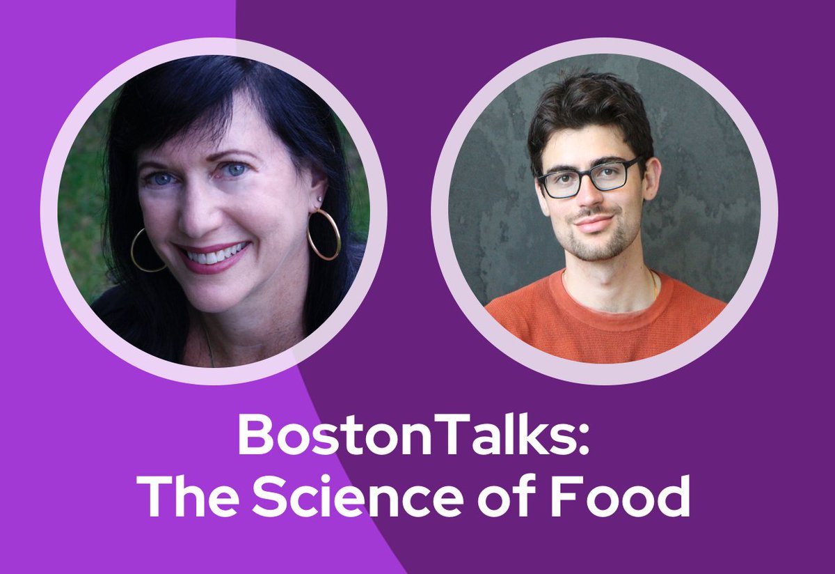 Abby_Ballou's tweet photo. Take a closer look at food through the lens of science as @ebherwick3 talks with our experts about some of the fascinating and surprising facts around food. 7pm 3/25 FREE with you RSVP: https://t.co/HvJd4wJwwk #BostonTalks https://t.co/VzNYBWRYaS