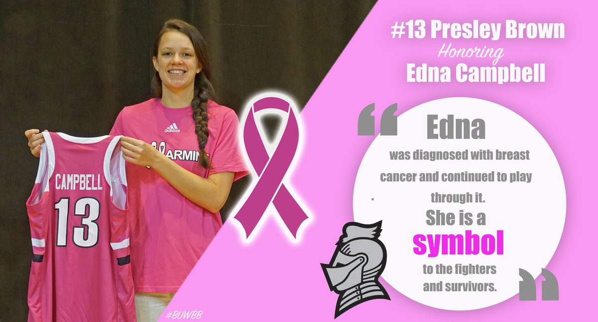 BUKnightsWBB's tweet photo. Tonight we are #ThinkingPink as we honor a these wonderful women who are fighting or who have fought Breast Cancer.
We canβt wait to take the floor tonight and play for this great cause! ππβοΈ https://t.co/5JqSEFSWQR