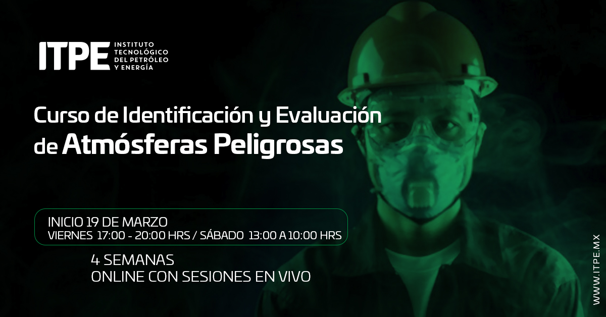 itpe_mx's tweet photo. El objetivo del curso es el de identificar las características de una atmosfera peligrosa e interpretar las secuencias del procedimiento de evaluación para aplicar las medidas preventivas y de control, y así evitar accidentes en el lugar de trabajo.

 https://t.co/wWTI2dgpEY https://t.co/nL38gyUU8s