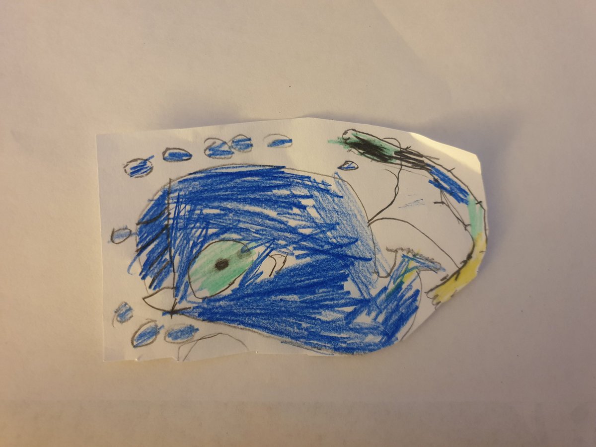 emcatw's tweet photo. @muchwooltonY1 
@RobBiddulph 
#finallockdownlesson!
#DrawWithRob
Whale by Theo, age 6 https://t.co/2XNoc9oHoP
