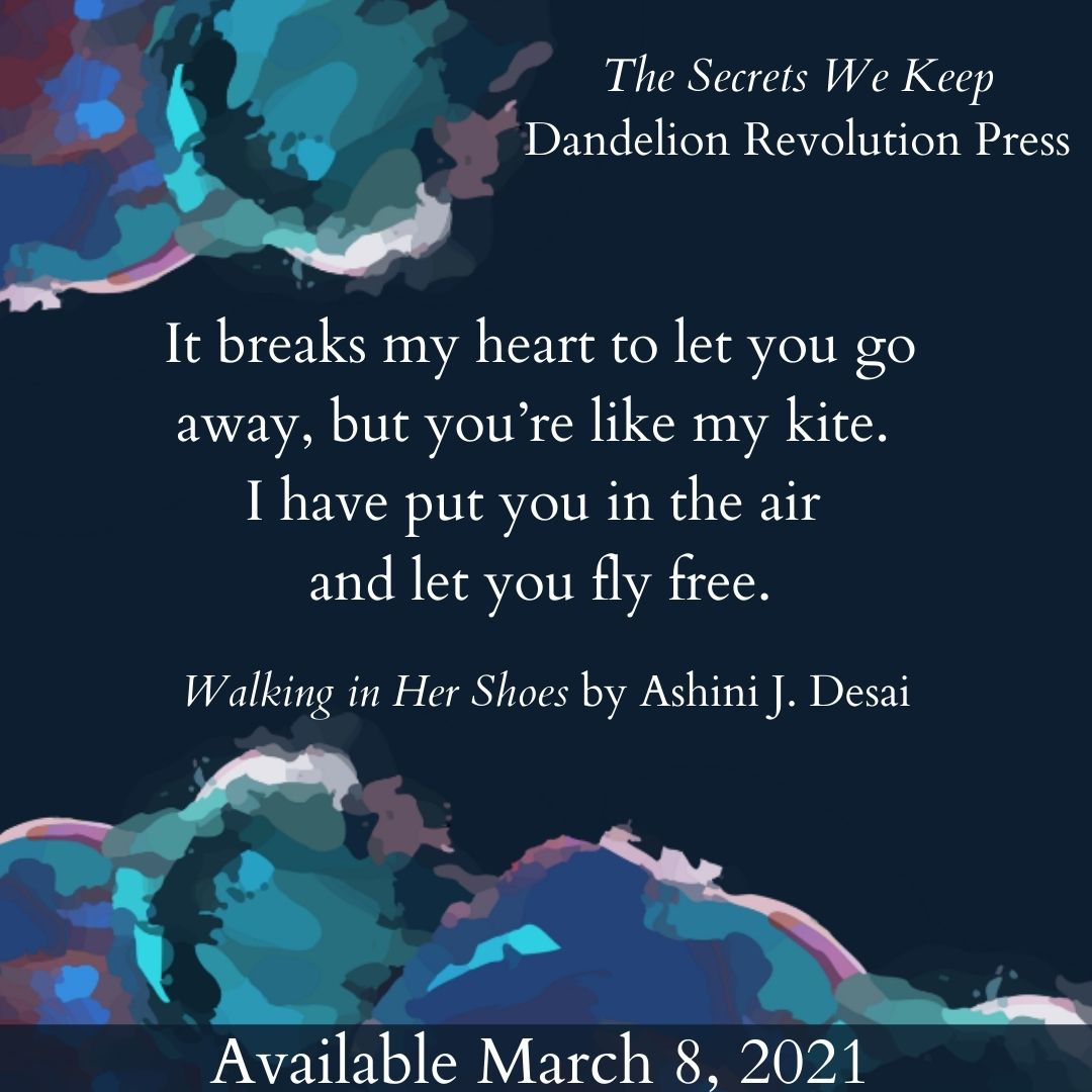 DandelionPress's tweet photo. Story 14 of #TheSecretsWeKeep: Walking in Her Shoes by Ashini J. Desai

https://t.co/WDlbC9xiXM #TSWK https://t.co/c3Xg72HP8s
